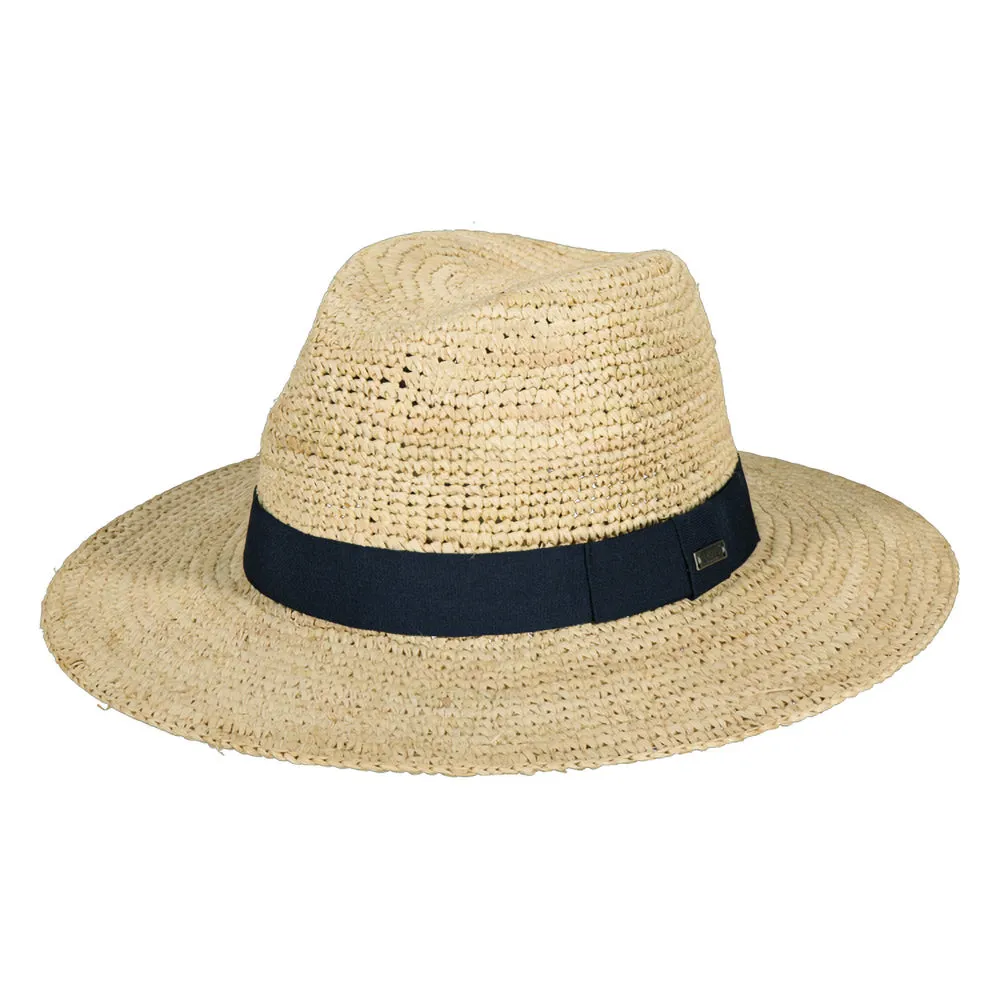 Barts Hats Albury Raffia Fedora Hat - Natural