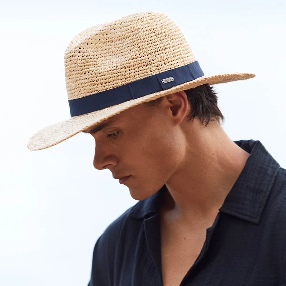 Barts Hats Albury Raffia Fedora Hat - Natural