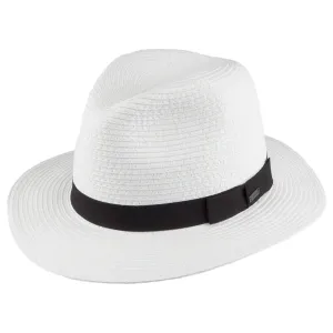 Barts Hats Aveloz Toyo Straw Fedora Hat - White