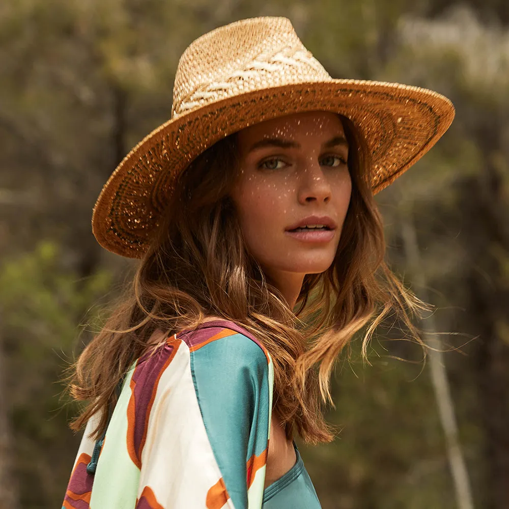 Barts Hats Caledona Summer Fedora Hat - Light Brown-Cedar