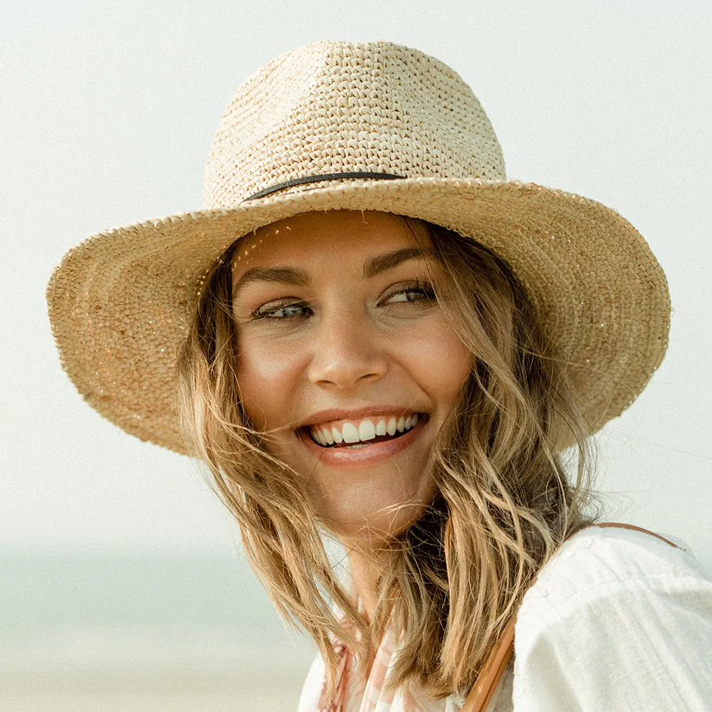 Barts Hats Celery Straw Fedora Hat - Natural