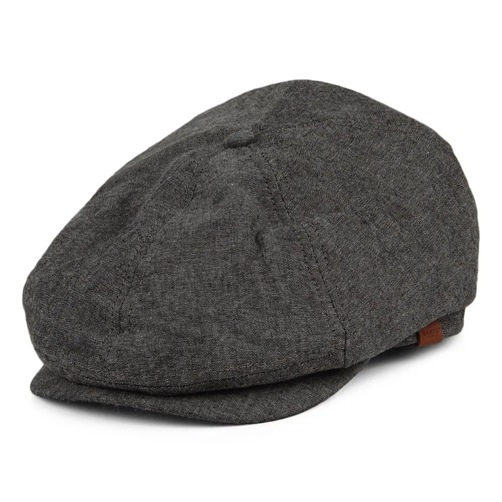 Barts Hats Jamaica Newsboy Cap - Black Heather