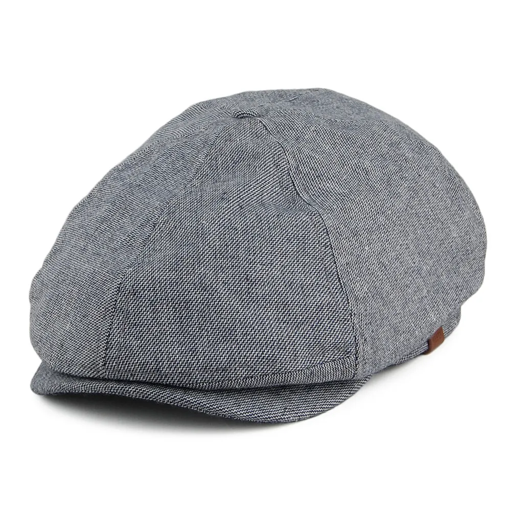 Barts Hats Jamaica Zig Zag Newsboy Cap - Blue