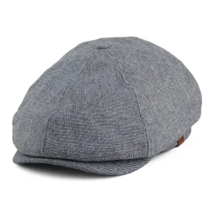 Barts Hats Jamaica Zig Zag Newsboy Cap - Blue