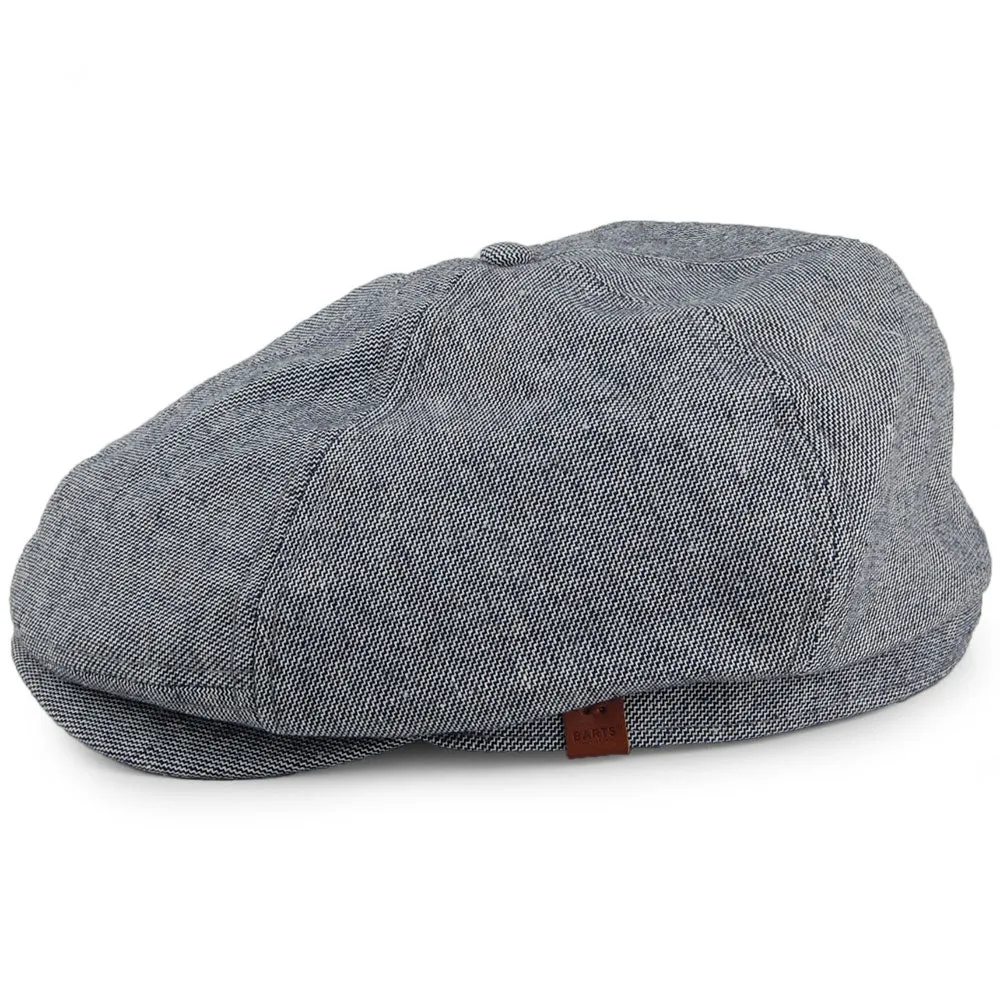 Barts Hats Jamaica Zig Zag Newsboy Cap - Blue