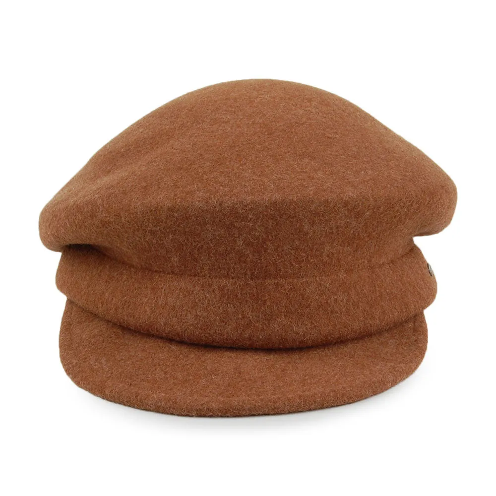 Barts Hats Peach Polly Baker Boy Cap - Brown