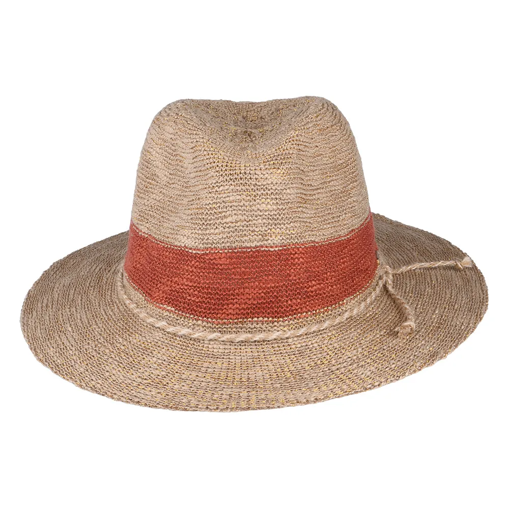 Barts Hats Ponui Fedora Hat - Light Brown-Ginger