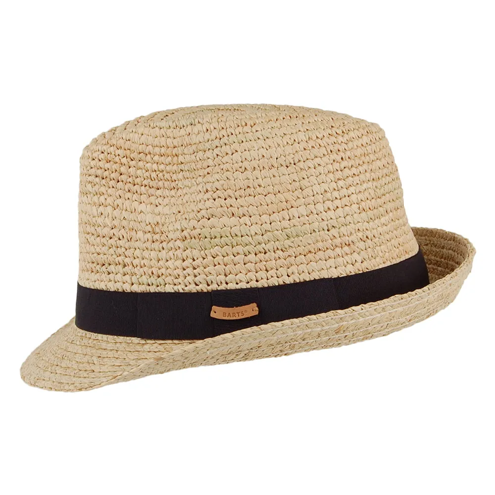Barts Hats Sedad Straw Trilby Hat - Natural