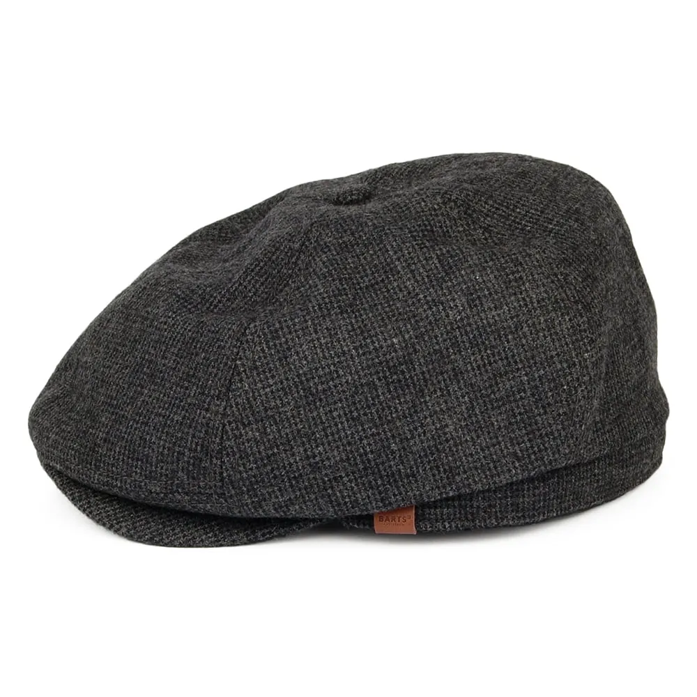 Barts Jamaica Wool Newsboy Cap - Charcoal
