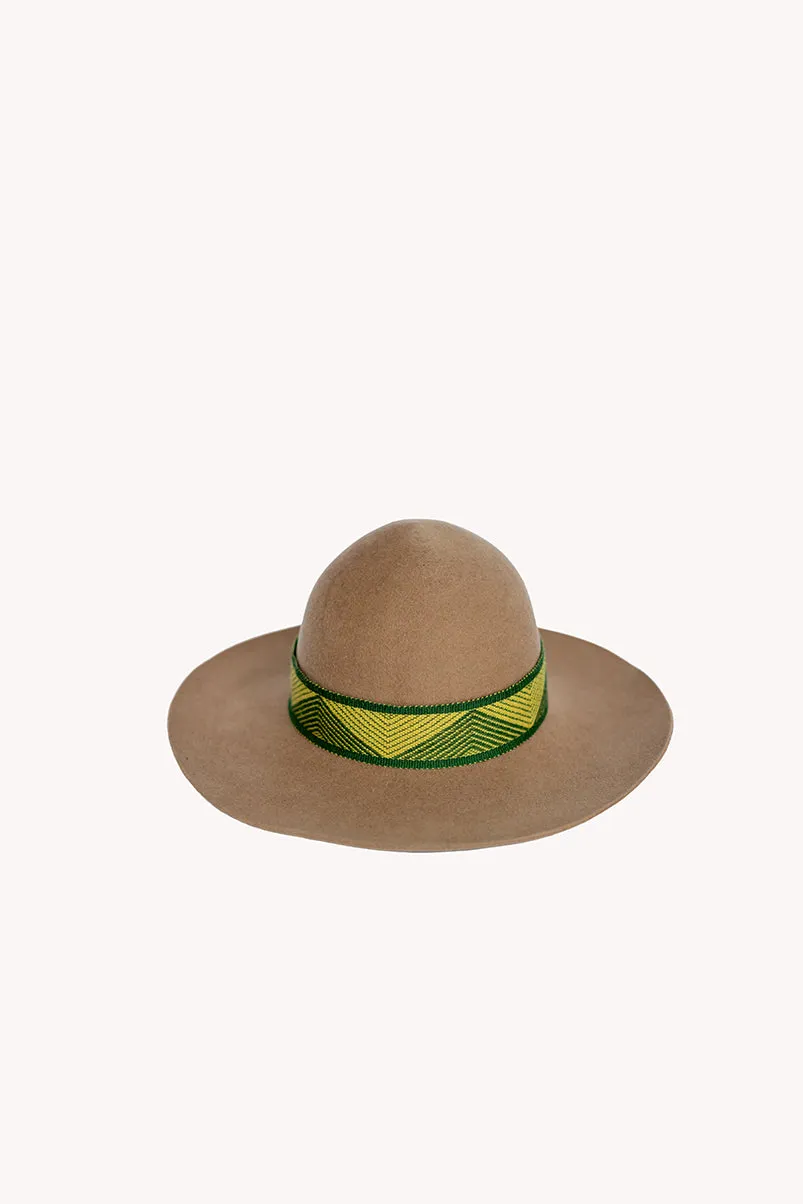 Beige Floppy Hat
