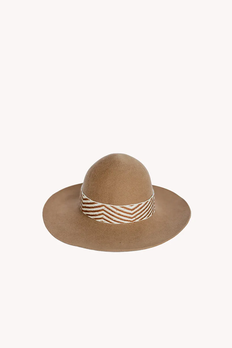 Beige Floppy Hat