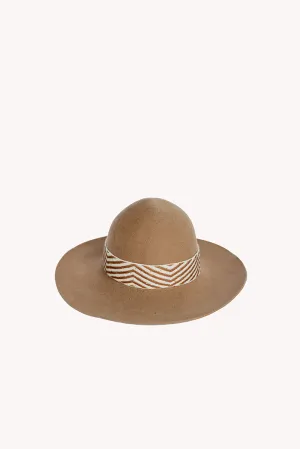 Beige Floppy Hat