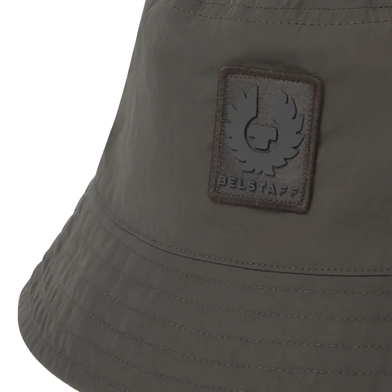 Belstaff Tech Shell Bucket Hat Army Olive
