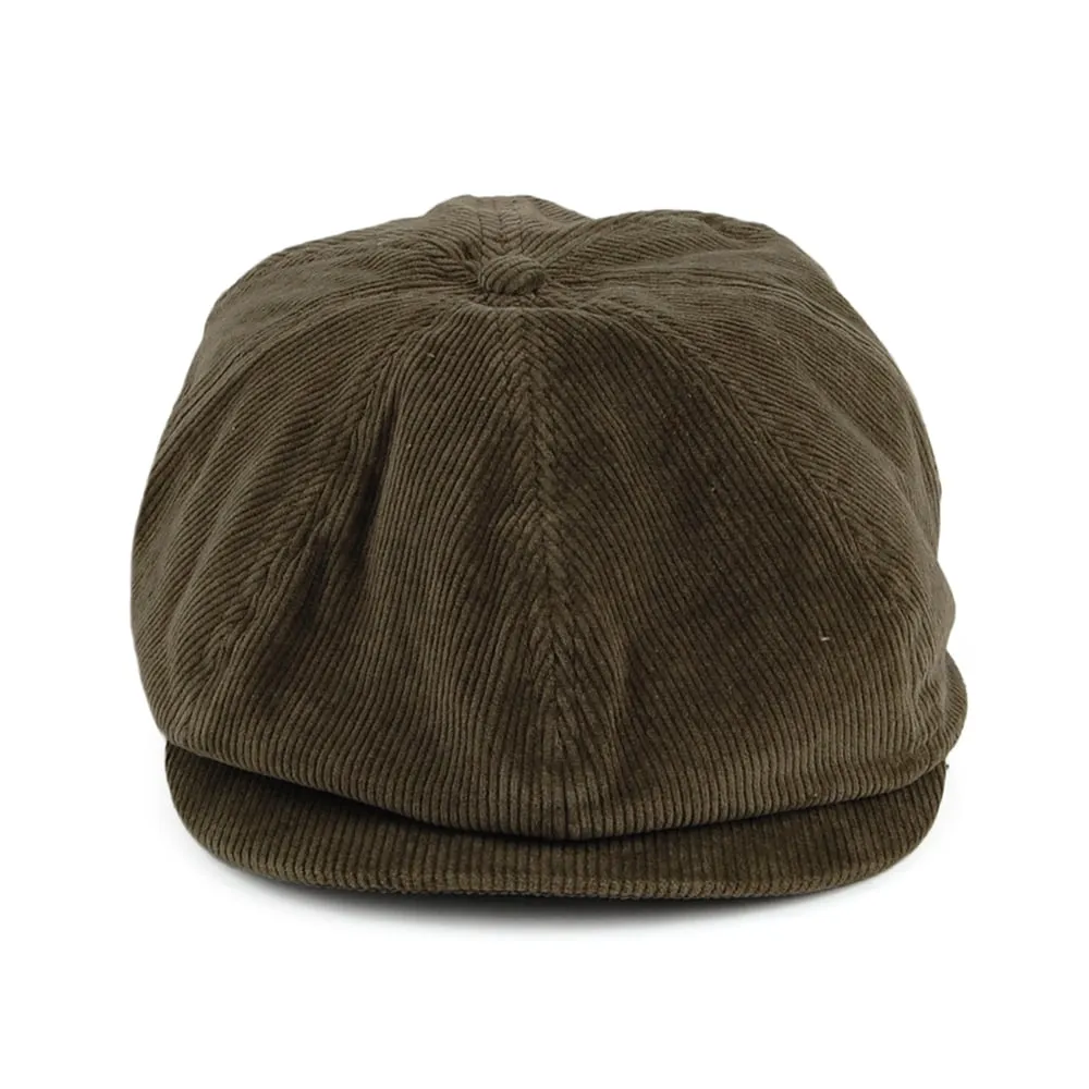 Billabong Hats Cabby Corduroy Newsboy Cap - Olive
