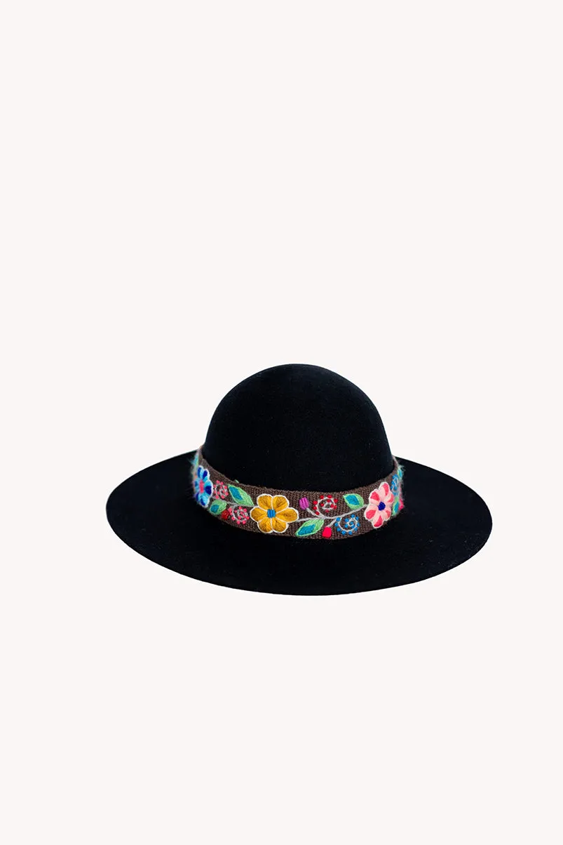 Black Floppy Hat