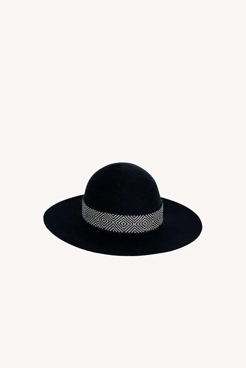 Black Floppy Hat