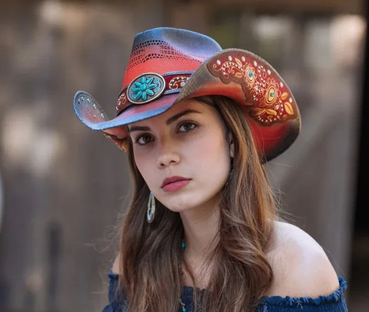 California Hat Co CA-1926 Cardinal Western Hat