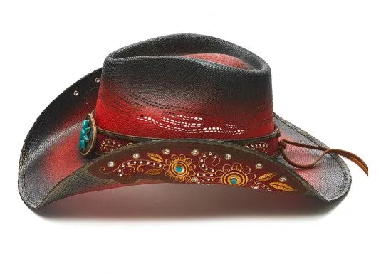 California Hat Co CA-1926 Cardinal Western Hat