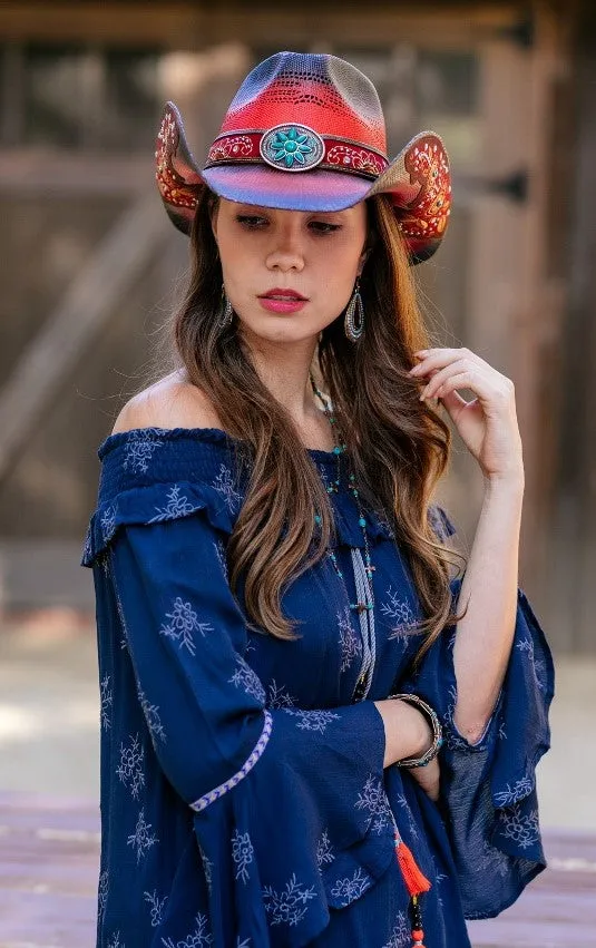 California Hat Co CA-1926 Cardinal Western Hat