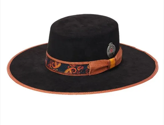 California Hat Co CA-MF-2230 Dinah Wide Brim Fedora Western Hat