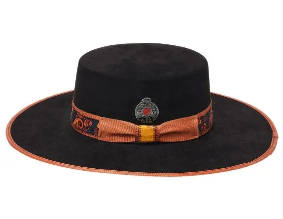 California Hat Co CA-MF-2230 Dinah Wide Brim Fedora Western Hat