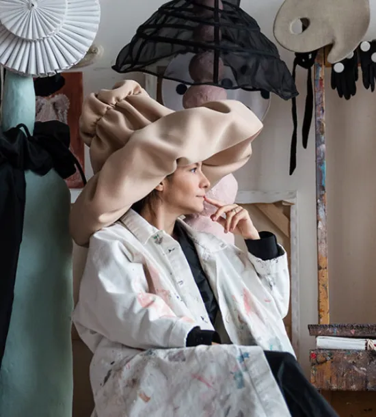 Classic Straw Hat. But With Rain Cover