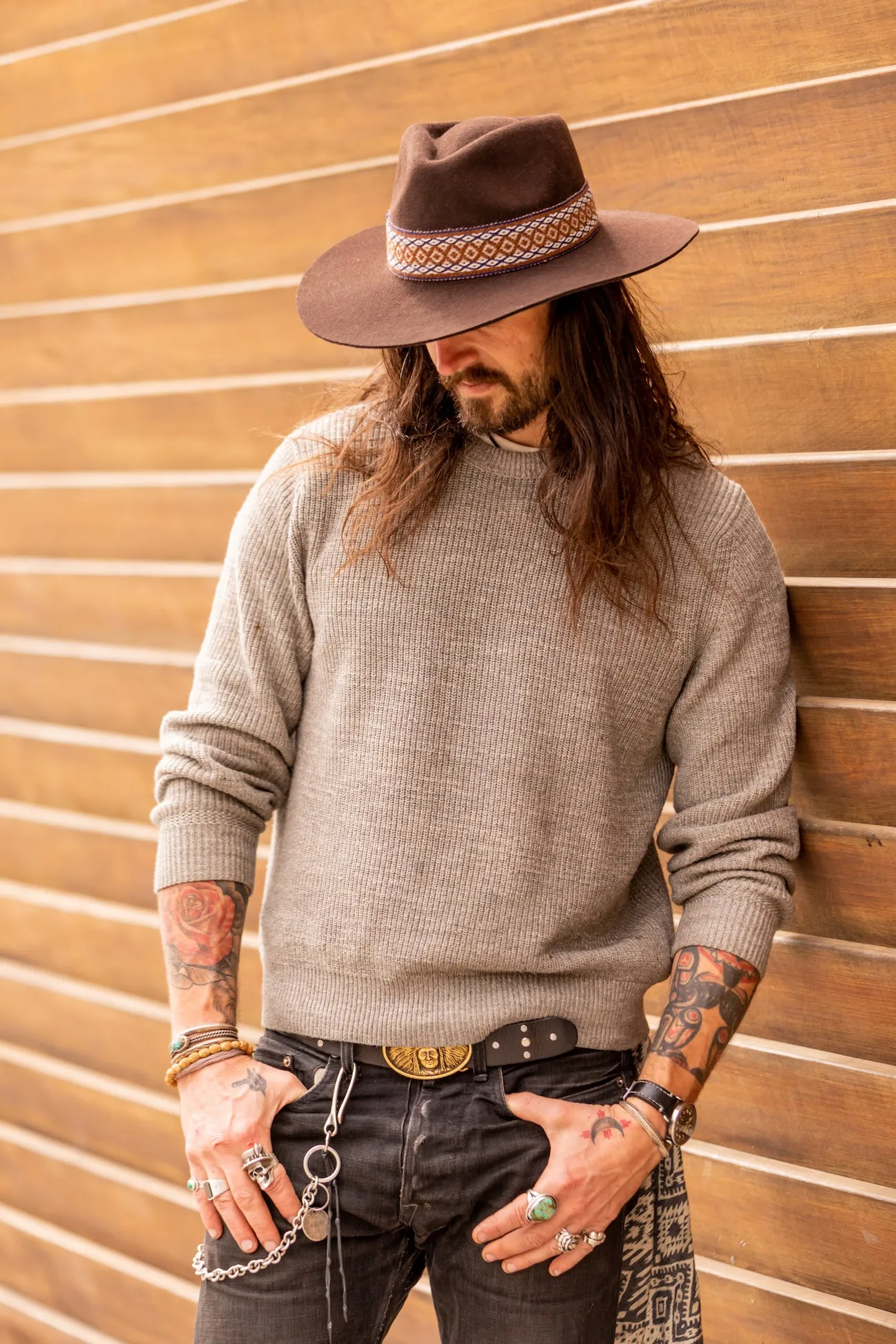 Dark Brown Western Hat