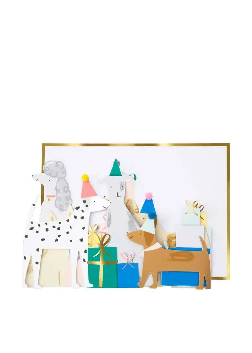 Dog Party Birthday Card