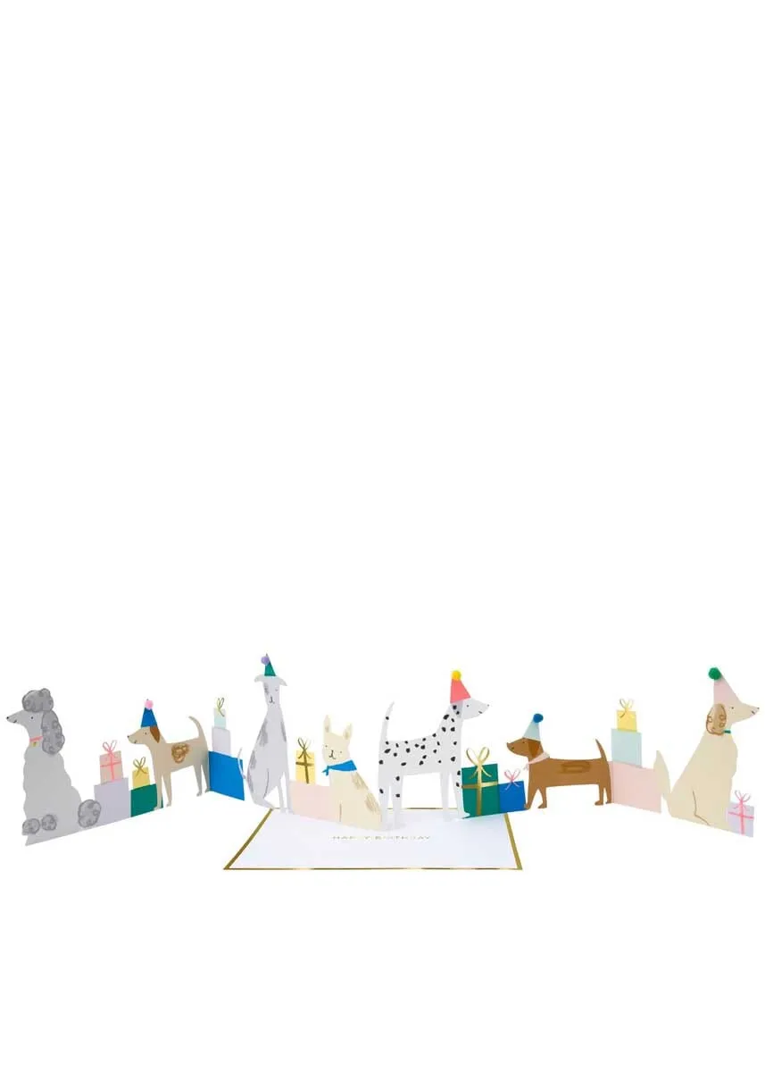 Dog Party Birthday Card