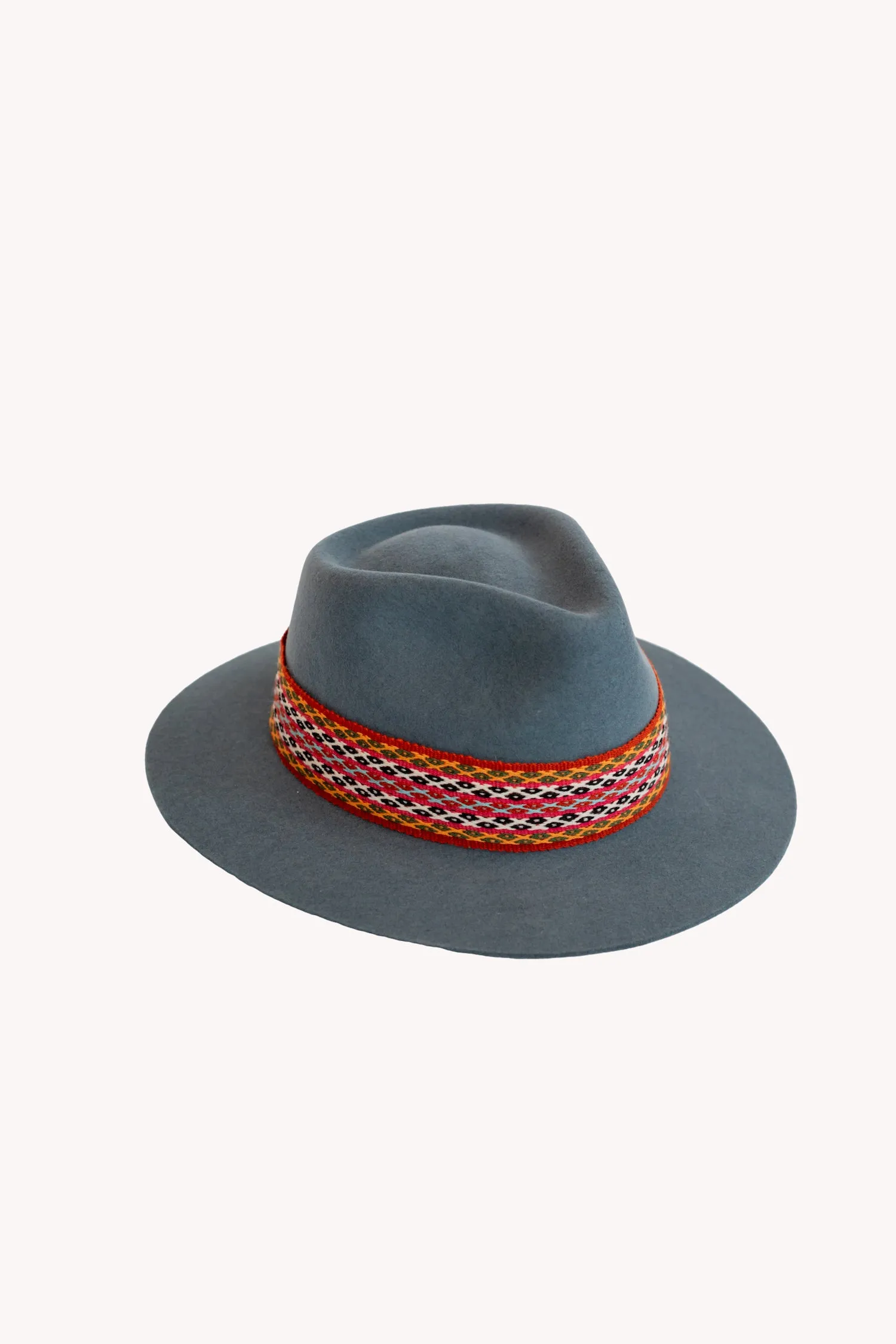 Dusty Blue Fedora Hat