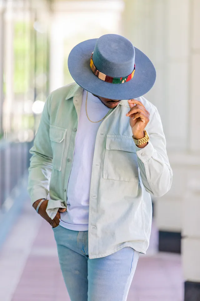 Dusty Blue Spanish Hat