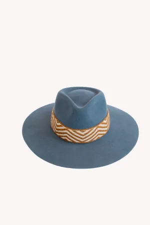Dusty Blue Western Hat