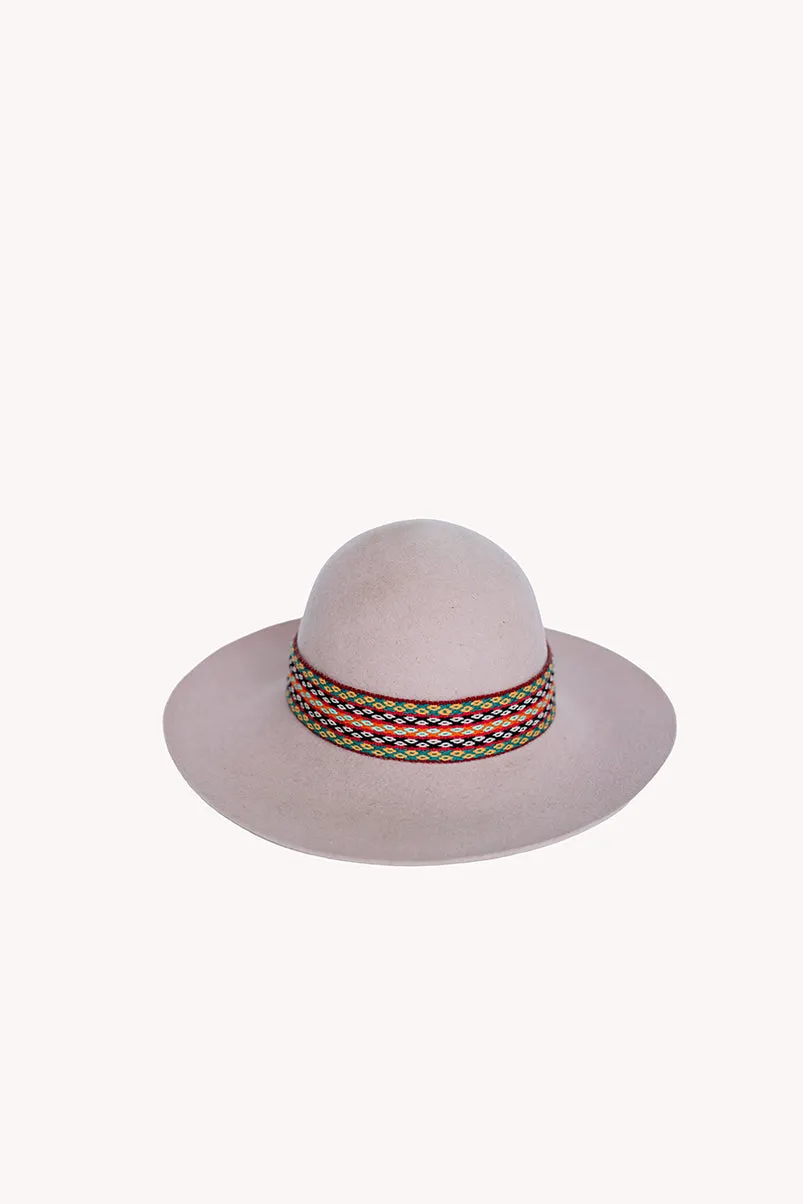 Dusty Rose Floppy Hat