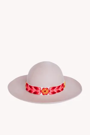 Dusty Rose Floppy Hat