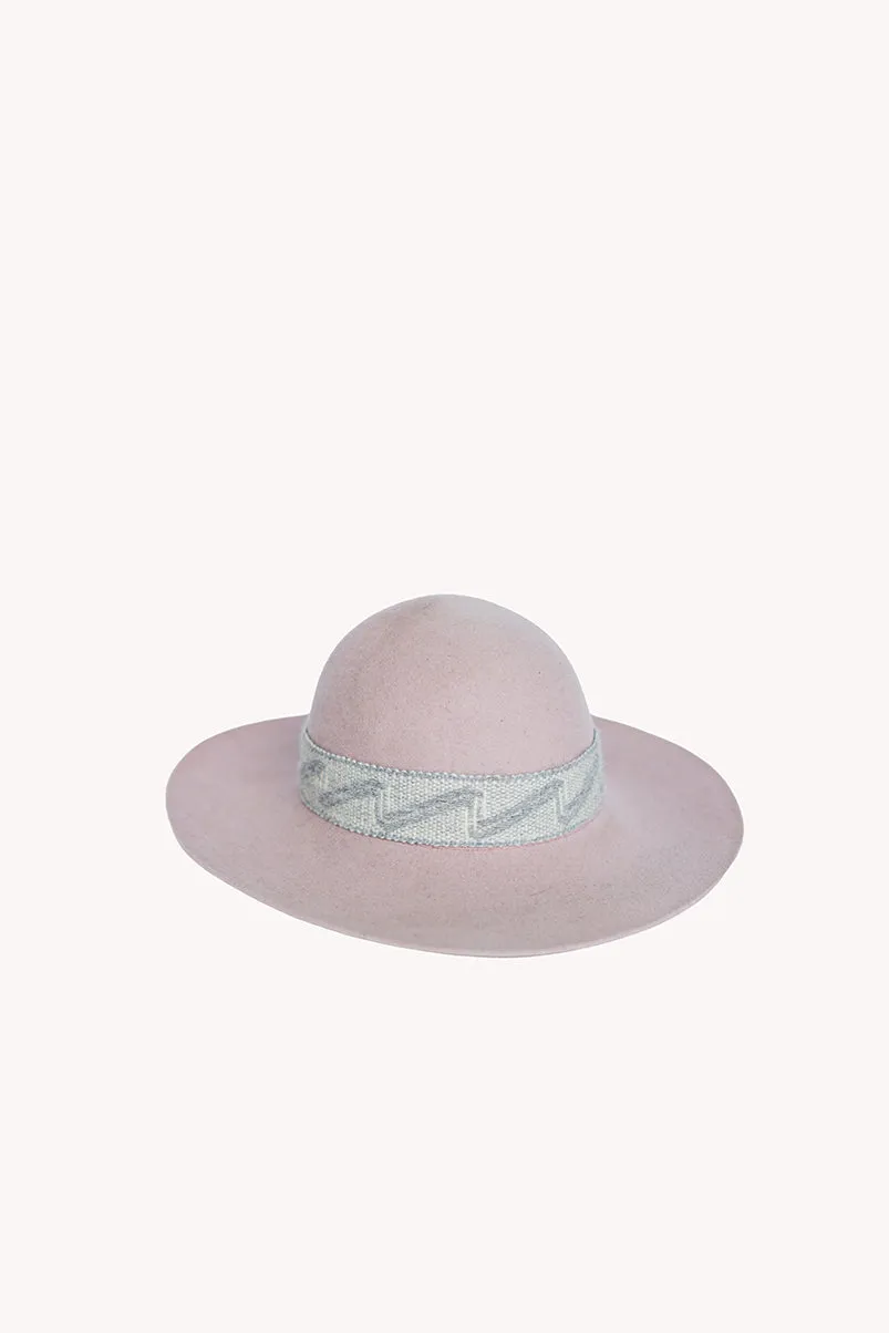 Dusty Rose Floppy Hat