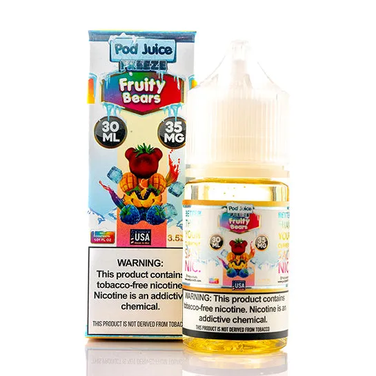 Fruity Bears Freeze Salt - Pod Juice E-Liquid