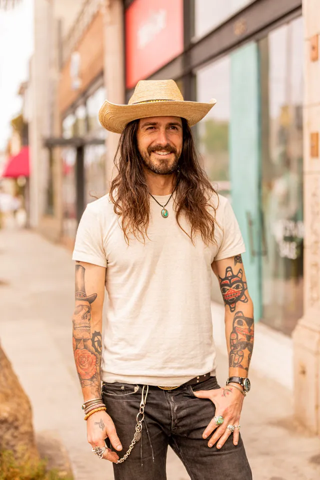 Gaucho Palm Leaf Straw Hat