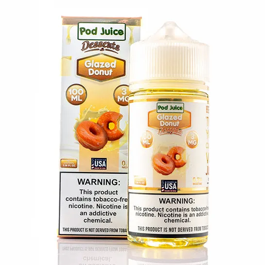 Glazed Donut - Pod Juice E-Liquid (100 ml)