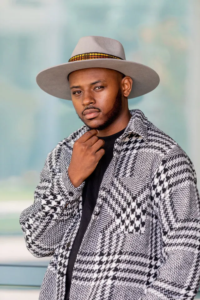 Grey Western Hat