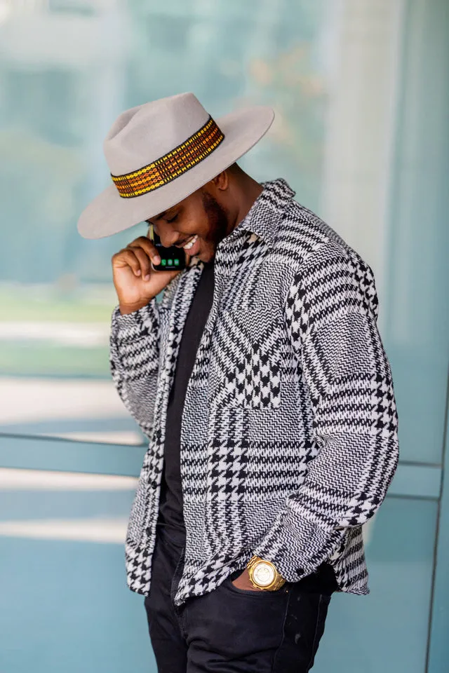Grey Western Hat