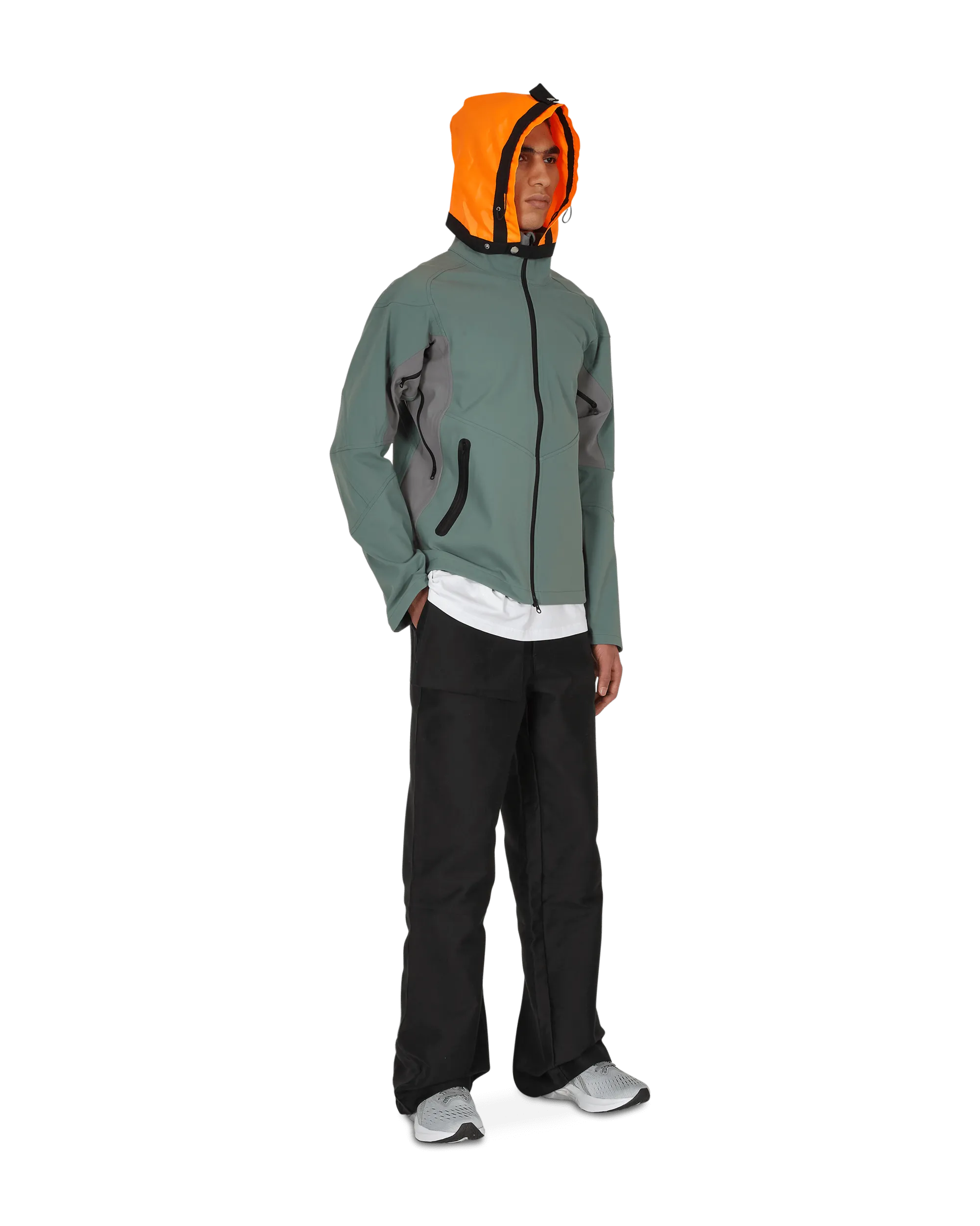 HI-VIS Detachable Hood Liner Orange