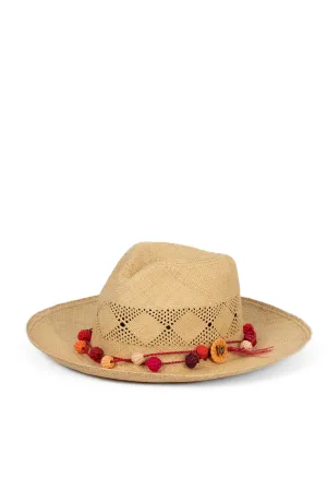 Honey Openwork Panama Hat