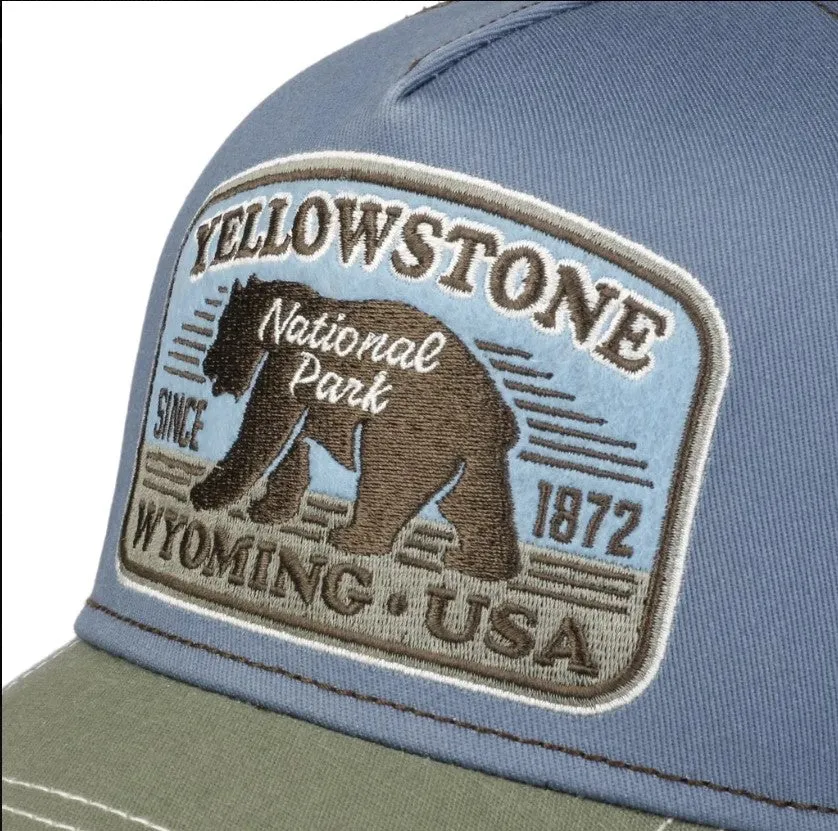 JJ Hats Trucker Cap Yellowstone 7761192 in Blue/Green