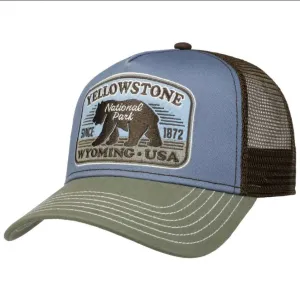 JJ Hats Trucker Cap Yellowstone 7761192 in Blue/Green