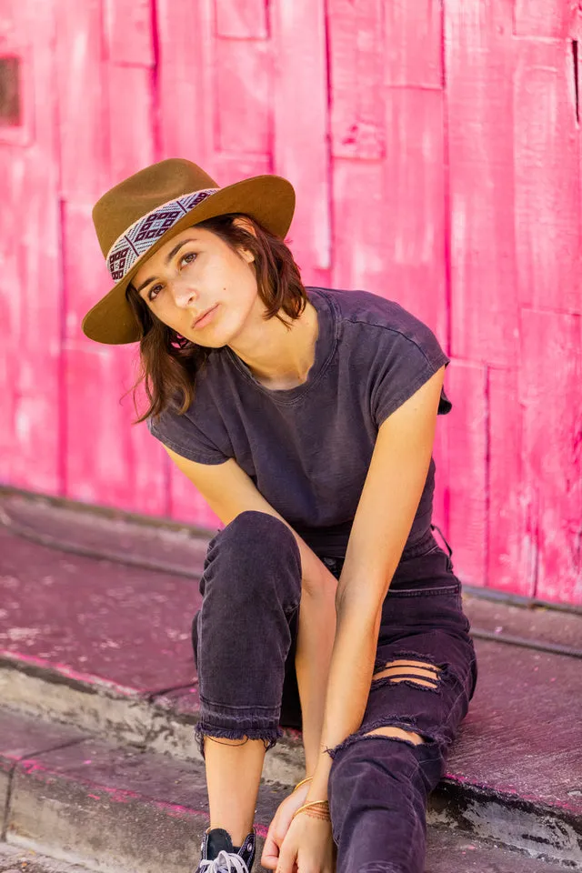 Light Brown Fedora Hat