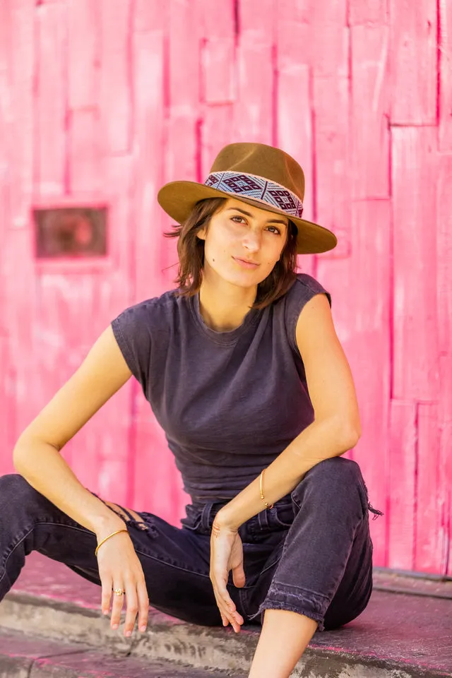 Light Brown Fedora Hat