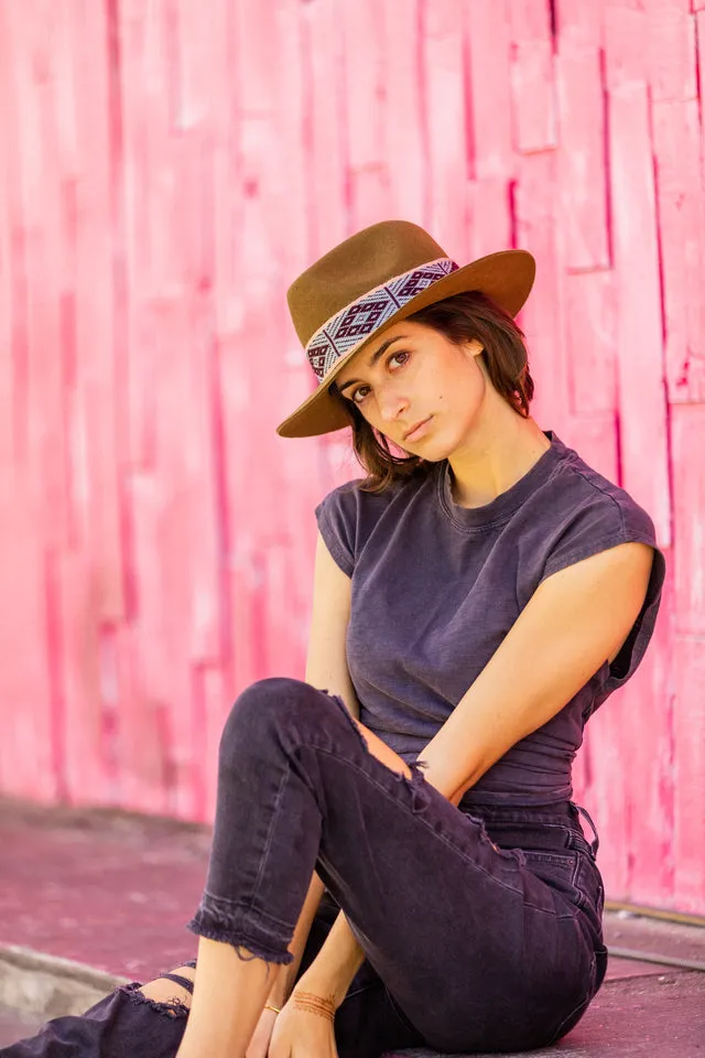 Light Brown Fedora Hat