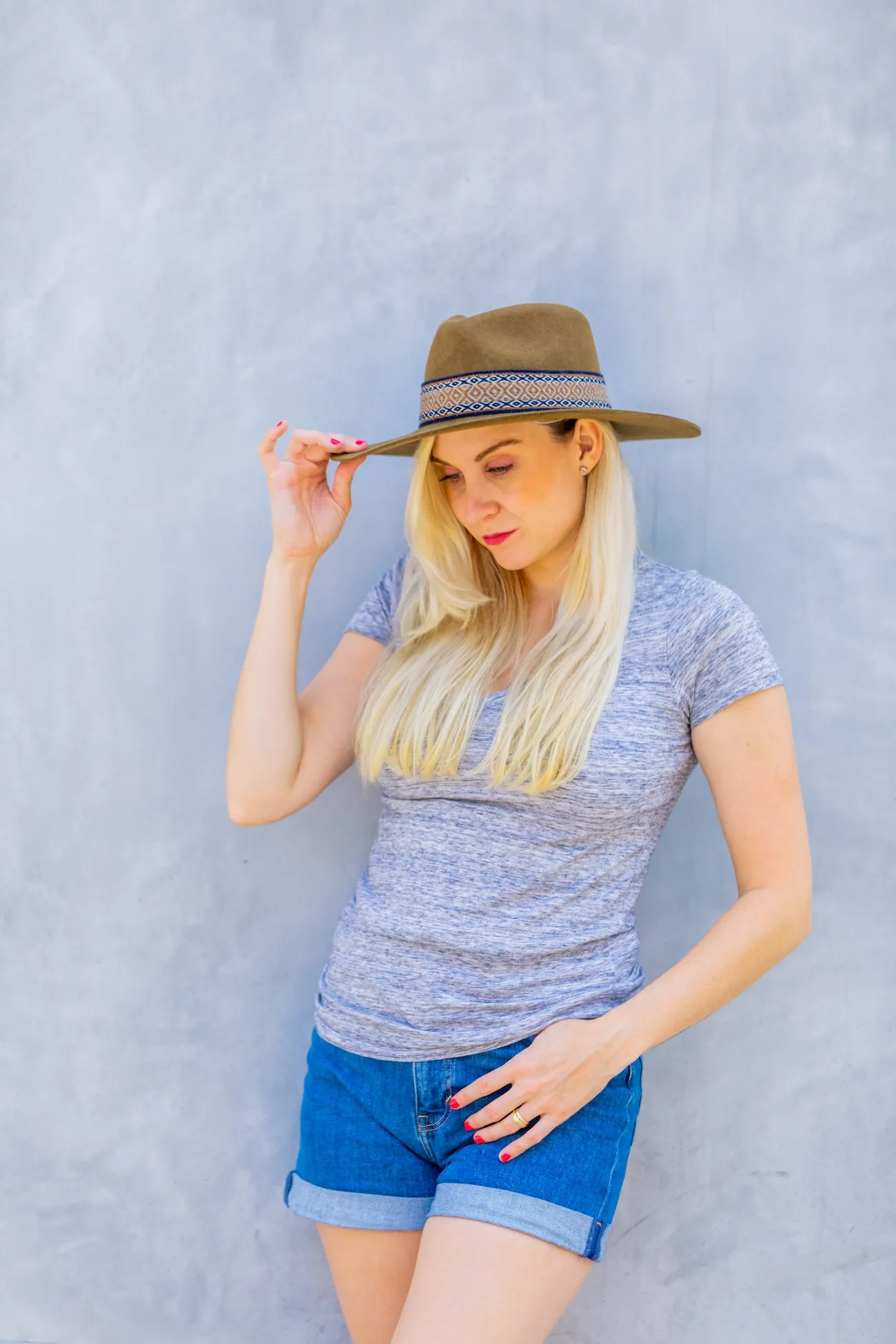 Light Brown Western Hat