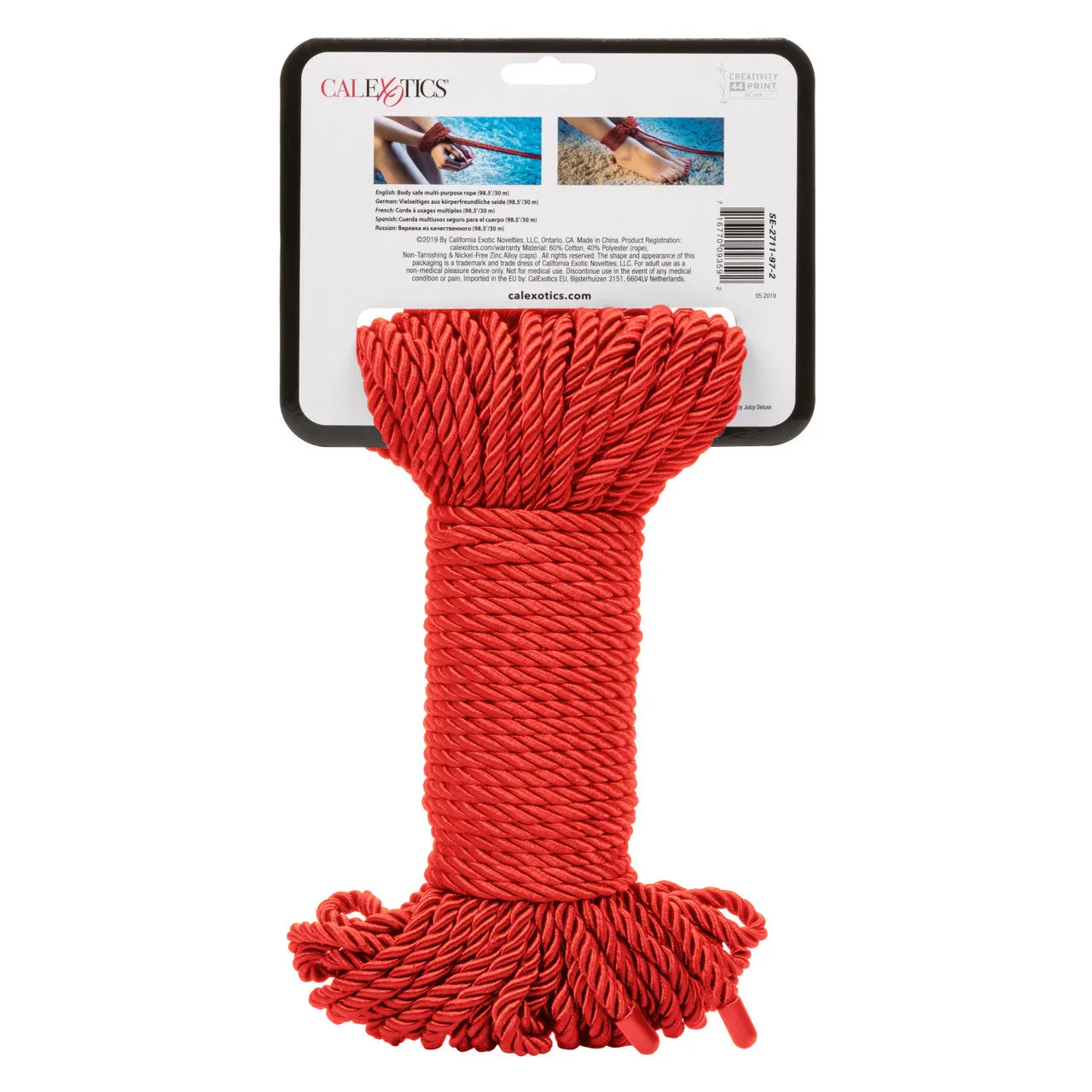 Scandal BDSM 30m Rope - Red