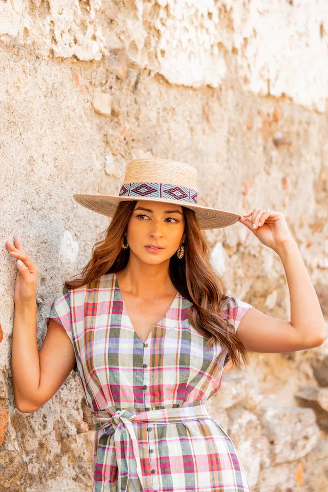 Spanish Palm Leaf Straw Hat